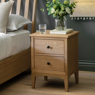 Malvern 2 Drawer Bedside - KC at HOME