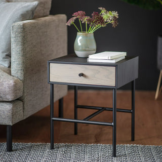 Carbury 1 Drawer Bedside Table - KC at HOME