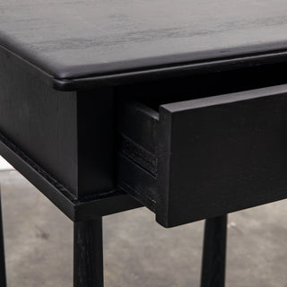 Wycombe 1 Drawer Bedside Black