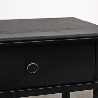Wycombe 1 Drawer Bedside Black