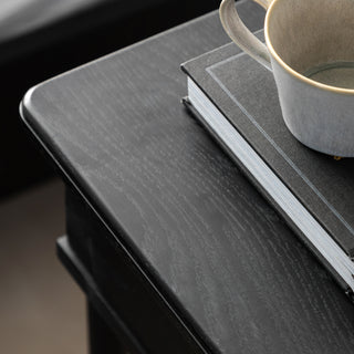 Wycombe 1 Drawer Bedside Black