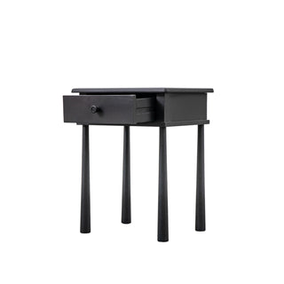 Wycombe 1 Drawer Bedside Black