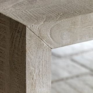 Iowa Dining Bench Whitewash