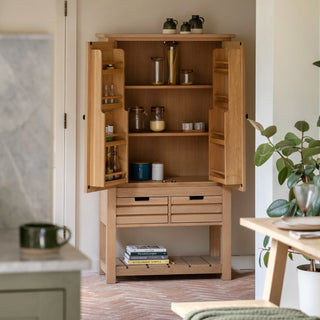 Eton Larder Cupboard Natural - KC at HOME