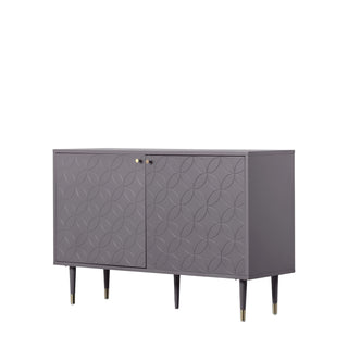 Holbrook 2 Door Cabinet Grey - KC at HOME