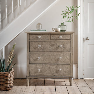 Rustique 5 Drawer Chest