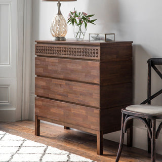 Boho Retreat 4 Drawer Chest - KC At Home