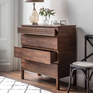 Boho Retreat 4 Drawer Chest - KC At Home