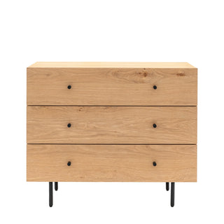 Ashdown 3 Drawer Chest Natural - KC at HOME