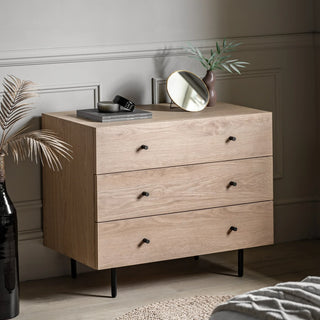 Ashdown 3 Drawer Chest Natural - KC at HOME