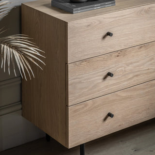 Ashdown 3 Drawer Chest Natural - KC at HOME
