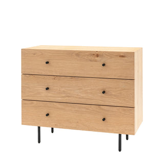 Ashdown 3 Drawer Chest Natural - KC at HOME