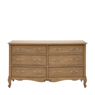Chic 6 Drawer Chest Weathered - KC At Home