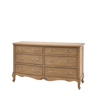 Chic 6 Drawer Chest Weathered - KC At Home