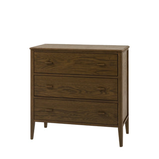 Camden 3 Drawer Chest Walnut - KC At Home