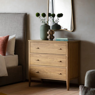 Camden 3 Drawer Chest Natural - KC At Home