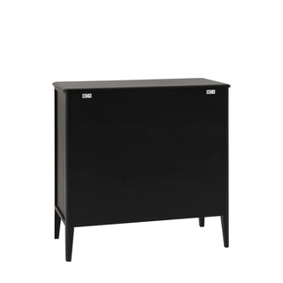 Acton 3 Drawer Chest Black - KC At Home