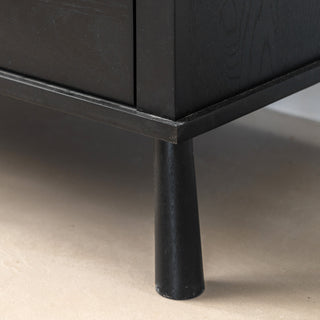 Wycombe 5 Drawer Chest Black