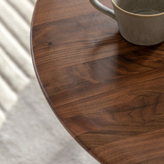 Madrid Round Coffee Table Walnut