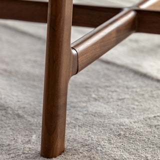 Madrid Round Coffee Table Walnut