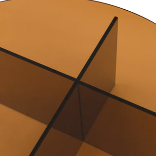 Parioli Glass Coffee Table Bronze