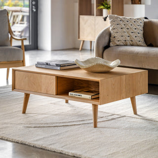Milano 2 Drawer Coffee Table