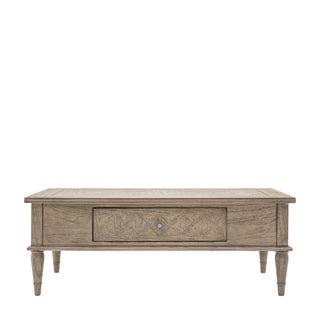 Rustique Push Drawer Coffee Table