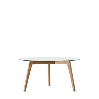 Blair Round Coffee Table Oak - KC at HOME