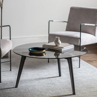 Blair Round Coffee Table Black - KC at HOME