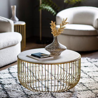 Riley Coffee Table Gold