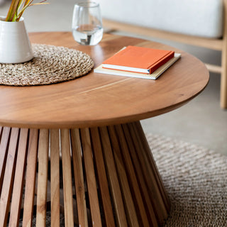Brookland Slatted Coffee Table - KC at HOME
