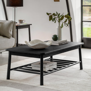 Wycombe Rectangular Coffee Table Black