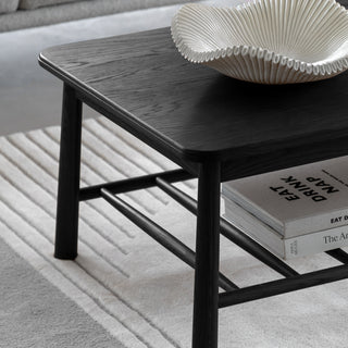 Wycombe Rectangular Coffee Table Black