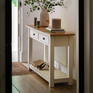 Eton 2 Drawer Console White