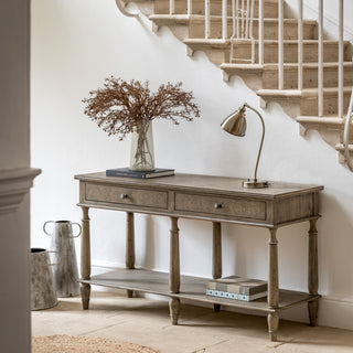Rustique 2 Drawer Console Table