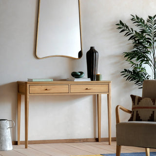 Camden 2 Drawer Console Natural - KC At Home