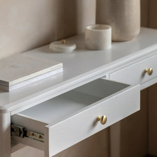 Acton 2 Drawer Console White - KC At Home