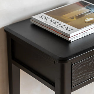 Acton 2 Drawer Console Black - KC At Home