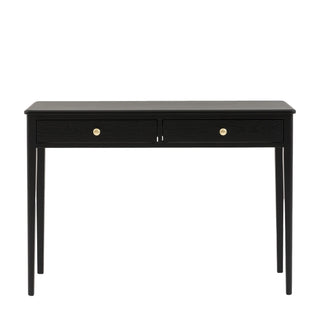 Acton 2 Drawer Console Black - KC At Home