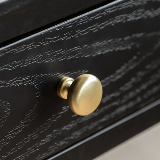 Acton 2 Drawer Console Black - KC At Home