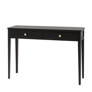 Acton 2 Drawer Console Black - KC At Home