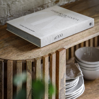 Voss Slatted Console Table