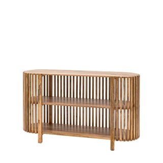 Voss Slatted Console Table