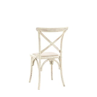 Cafe Chair White Linen (2 pack) - KC at HOME