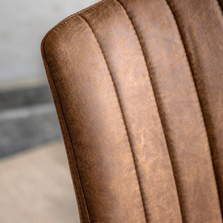 Edington Brown Chair (2 pack) - KC at HOME