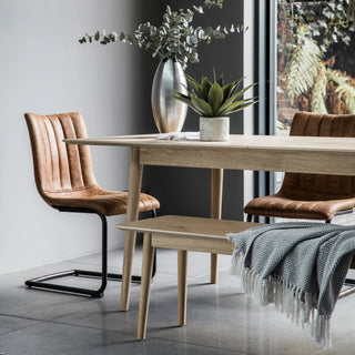Edington Brown Chair (2 pack) - KC at HOME