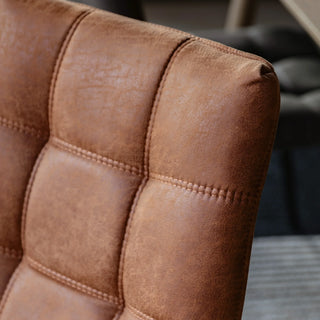 Darwin Brown Chair (2 pack) - KC at HOME