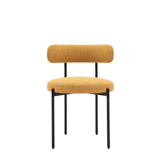 Aveley Dining Chair Ochre (2 pack) - KC at HOME