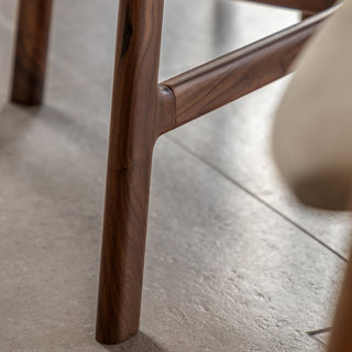 Madrid Oval Dining Table Walnut