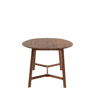 Madrid Oval Dining Table Walnut